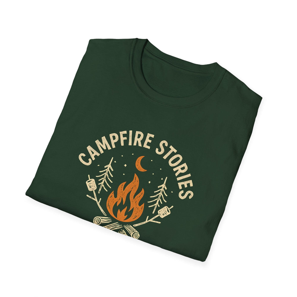 Printify T-Shirt Outdoor Campfire Nights T-Shirt