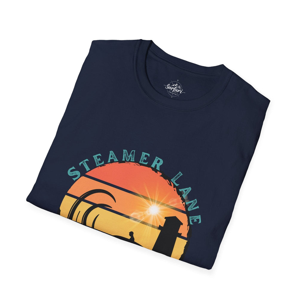 Printify T-Shirt Pleasure Point Surfing T-Shirt