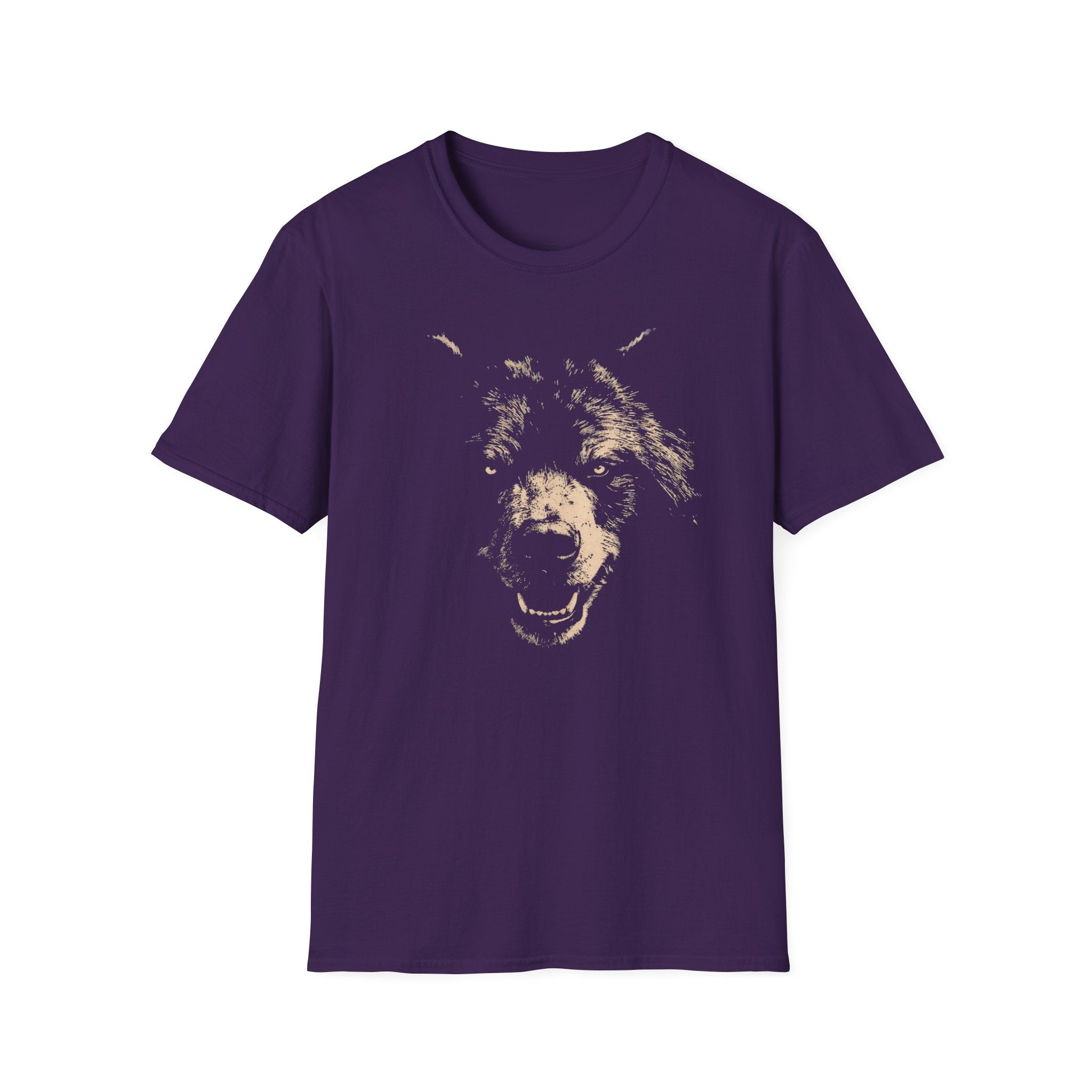 Printify T-Shirt Purple / S Bear Scare