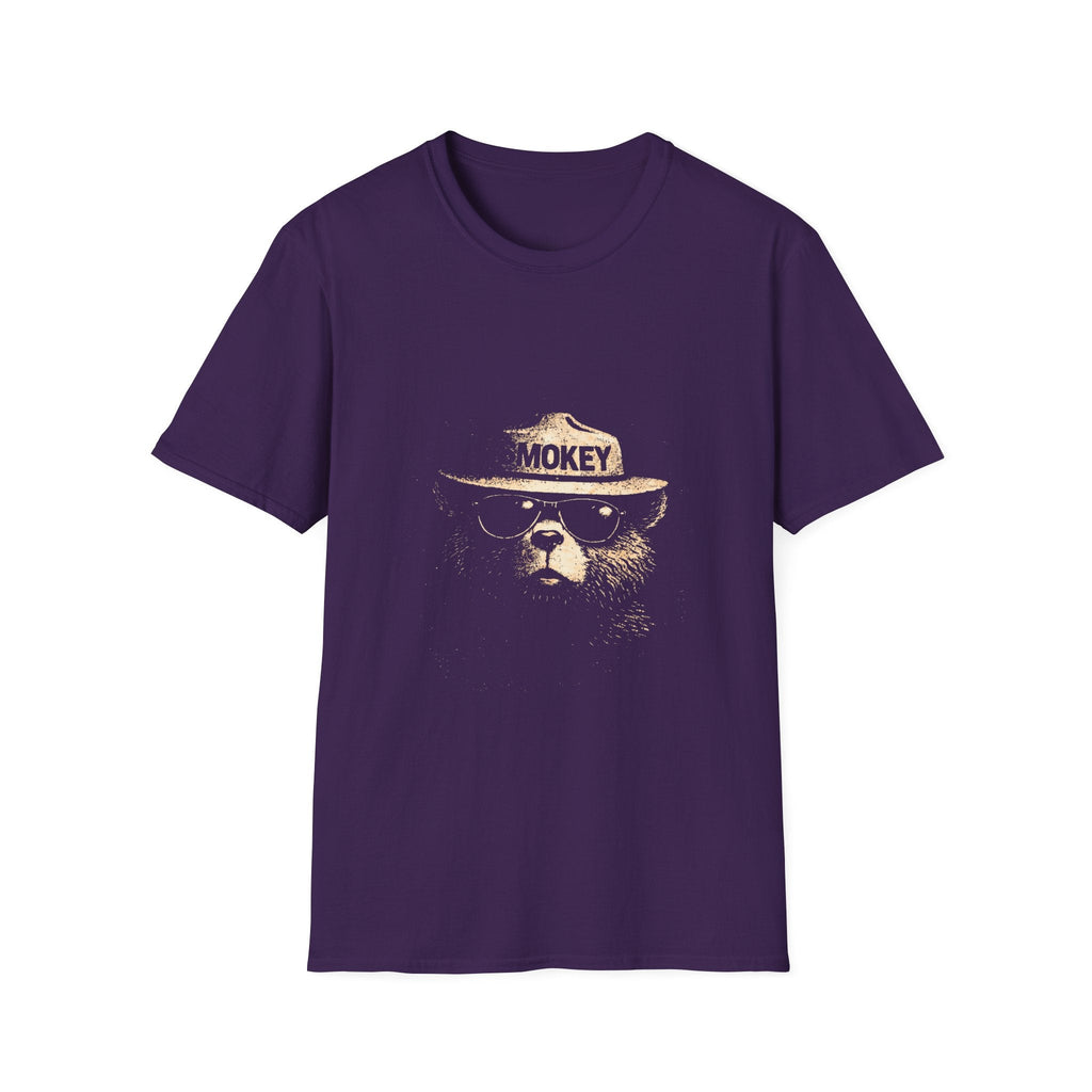 Printify T-Shirt Purple / S Cute Smokey