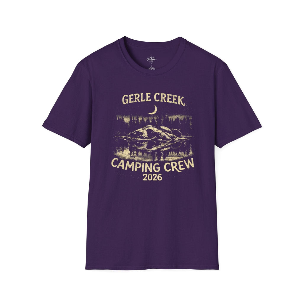 Printify T-Shirt Purple / S Gerle Creek Camping Crew 2026