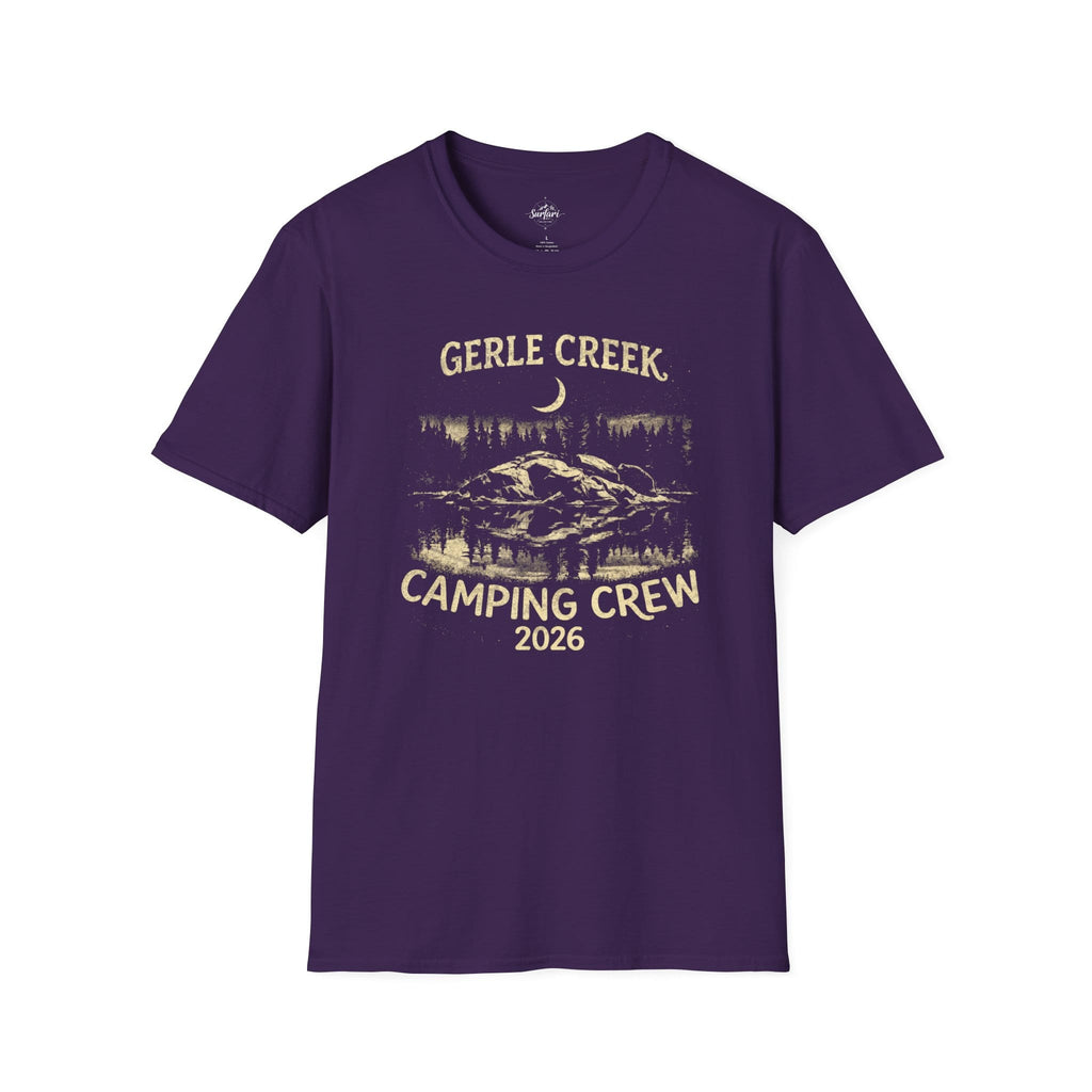 Printify T-Shirt Purple / S Gerle Creek Camping Crew 2026