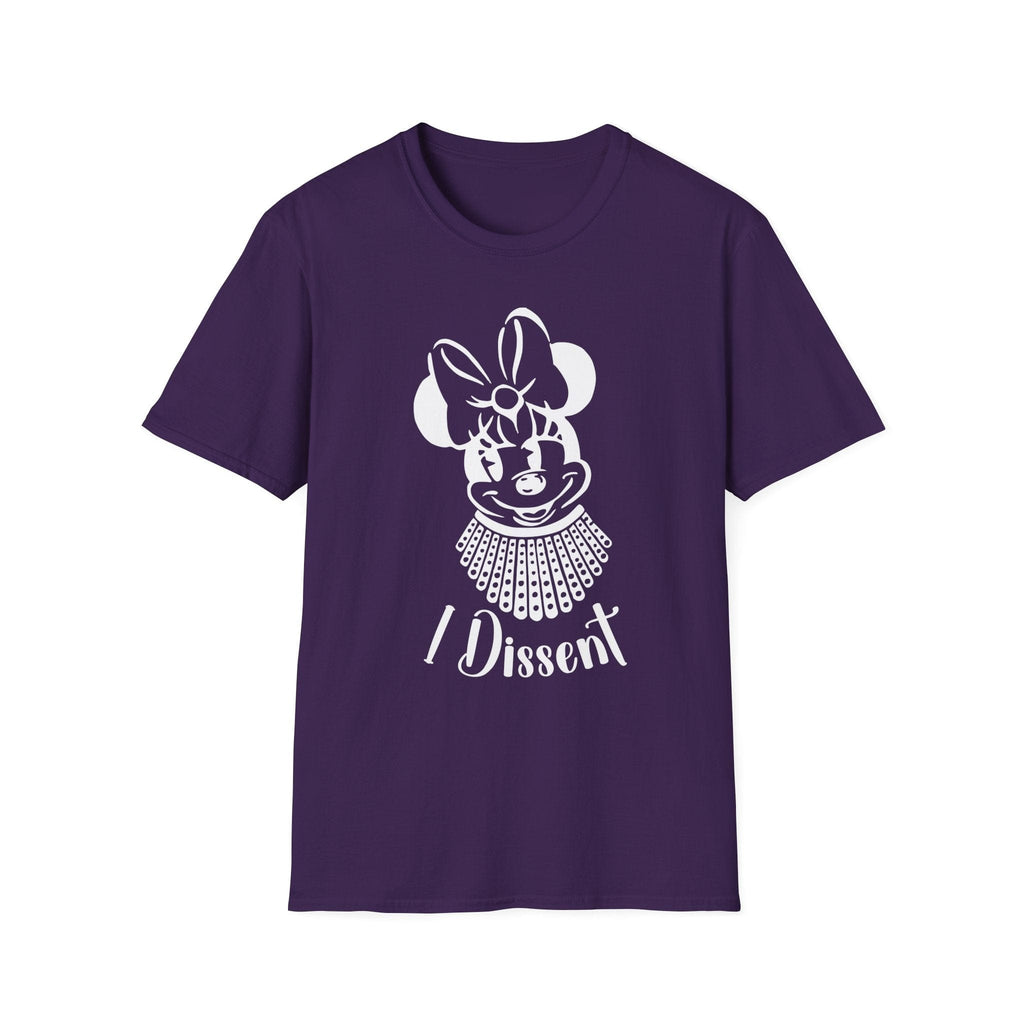 Printify T-Shirt Purple / S I Dissent T‑Shirt — Feminist Minnie Mouse Graphic Tee