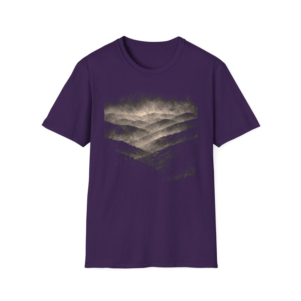 Printify T-Shirt Purple / S Misty Appalachians