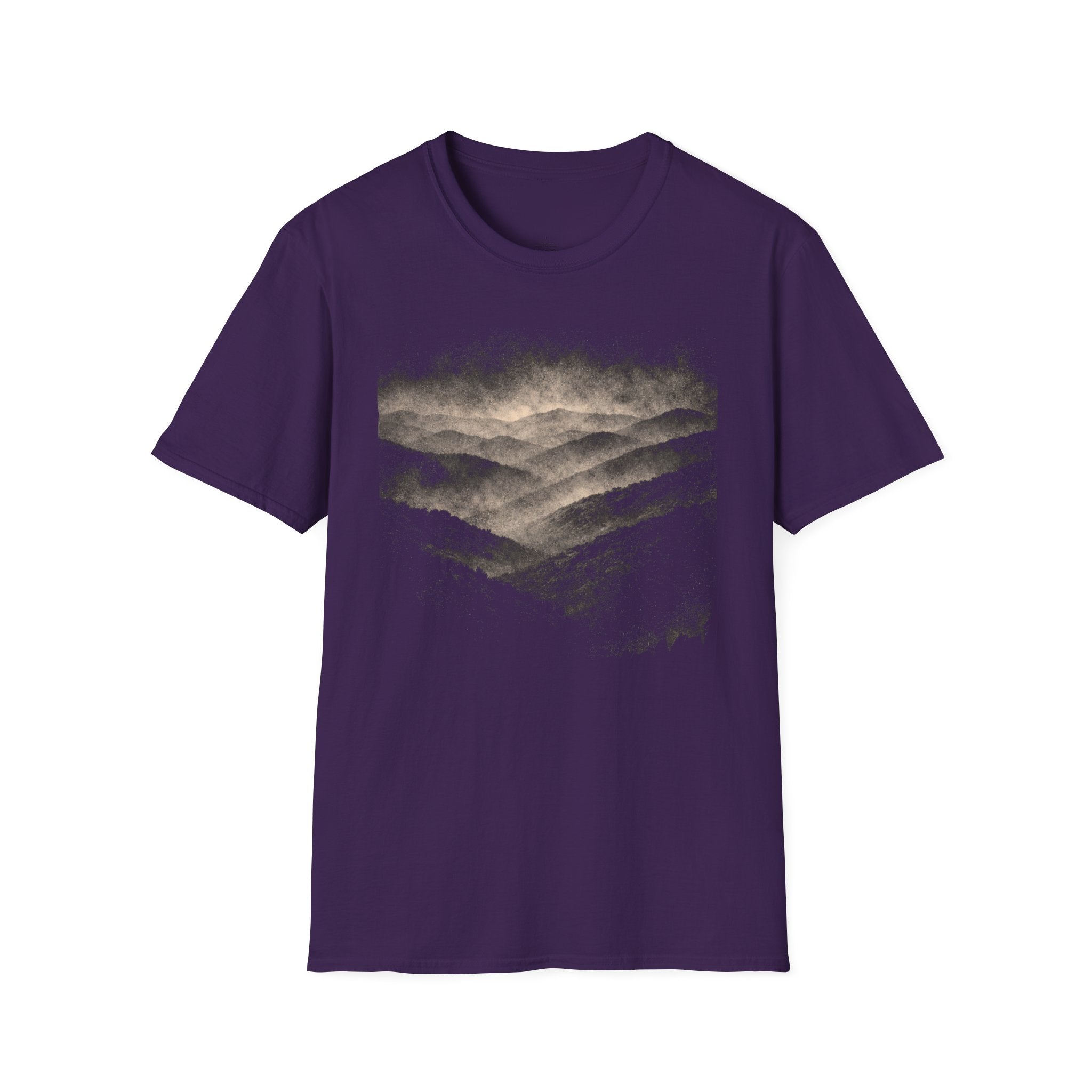 Printify T-Shirt Purple / S Misty Appalachians