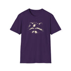Printify T-Shirt Purple / S Night Hike Raccoon
