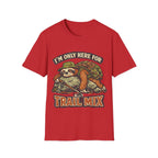 Printify T-Shirt Red / S Here For The Trail Mix