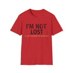 Printify T-Shirt Red / S I'm Not Lost