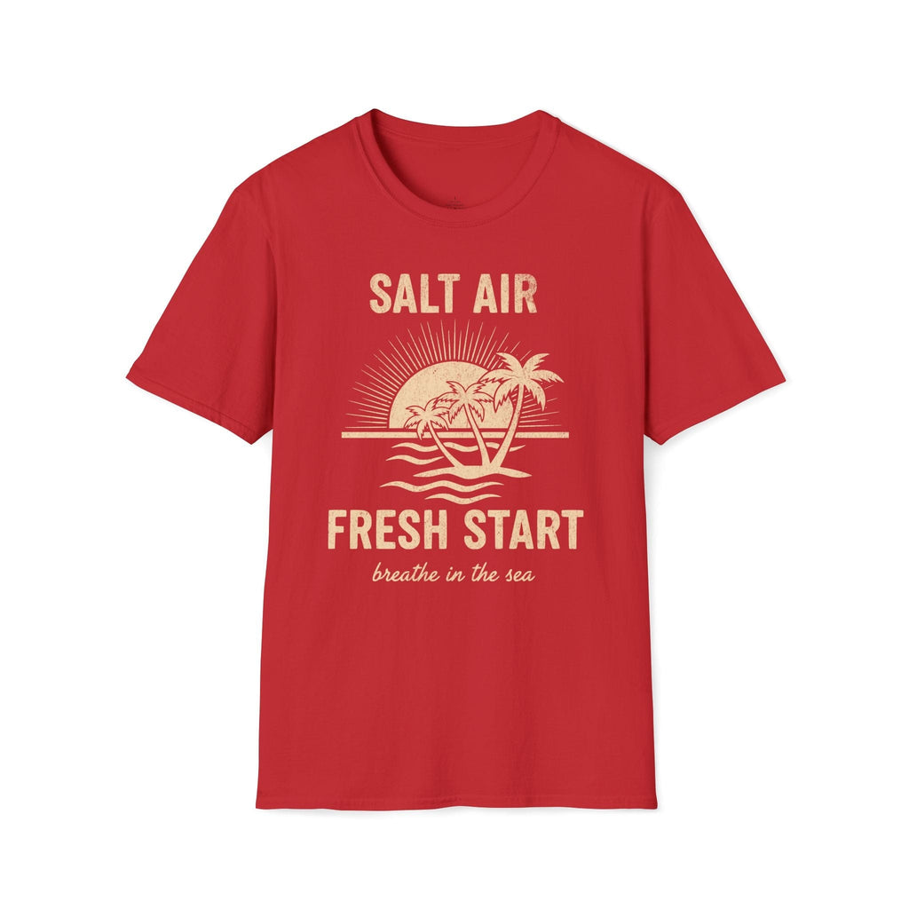 Printify T-Shirt Red / S Salt Air