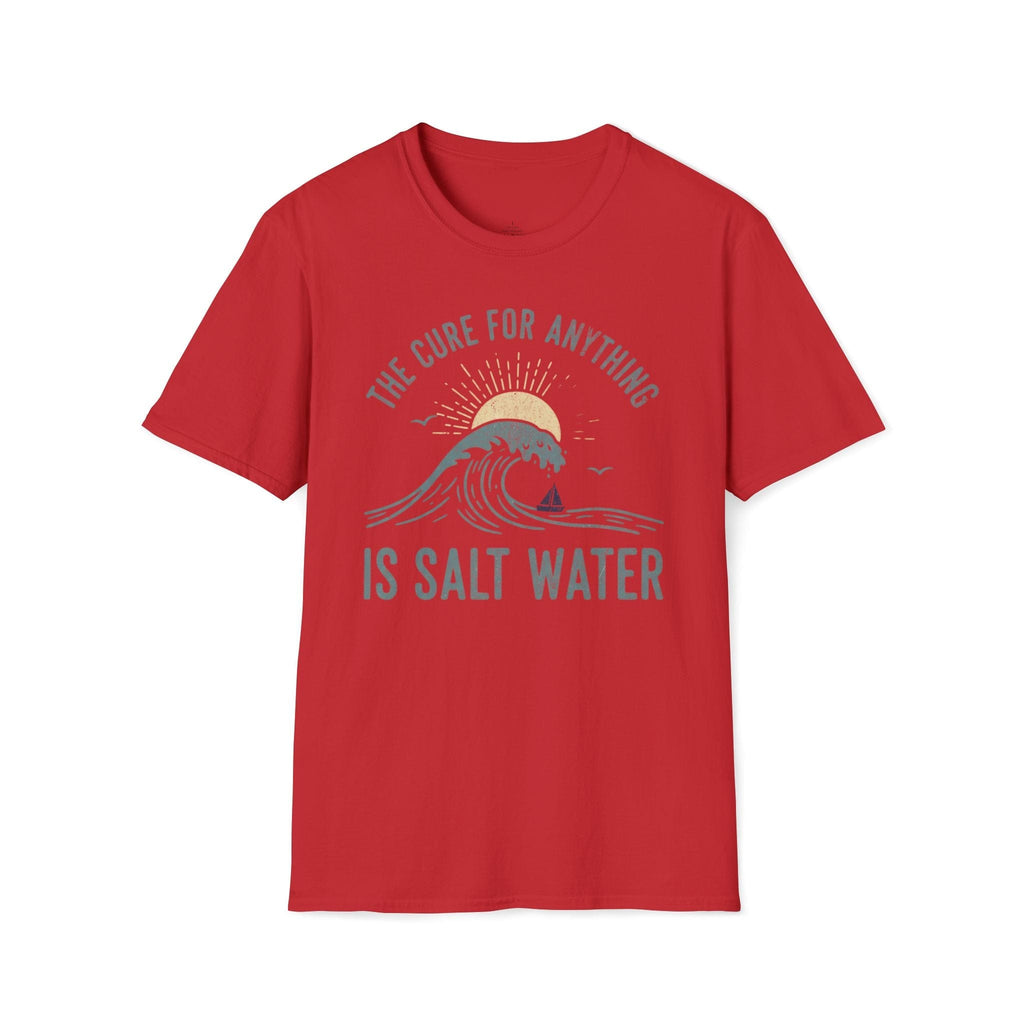 Printify T-Shirt Red / S Salt Water Cure