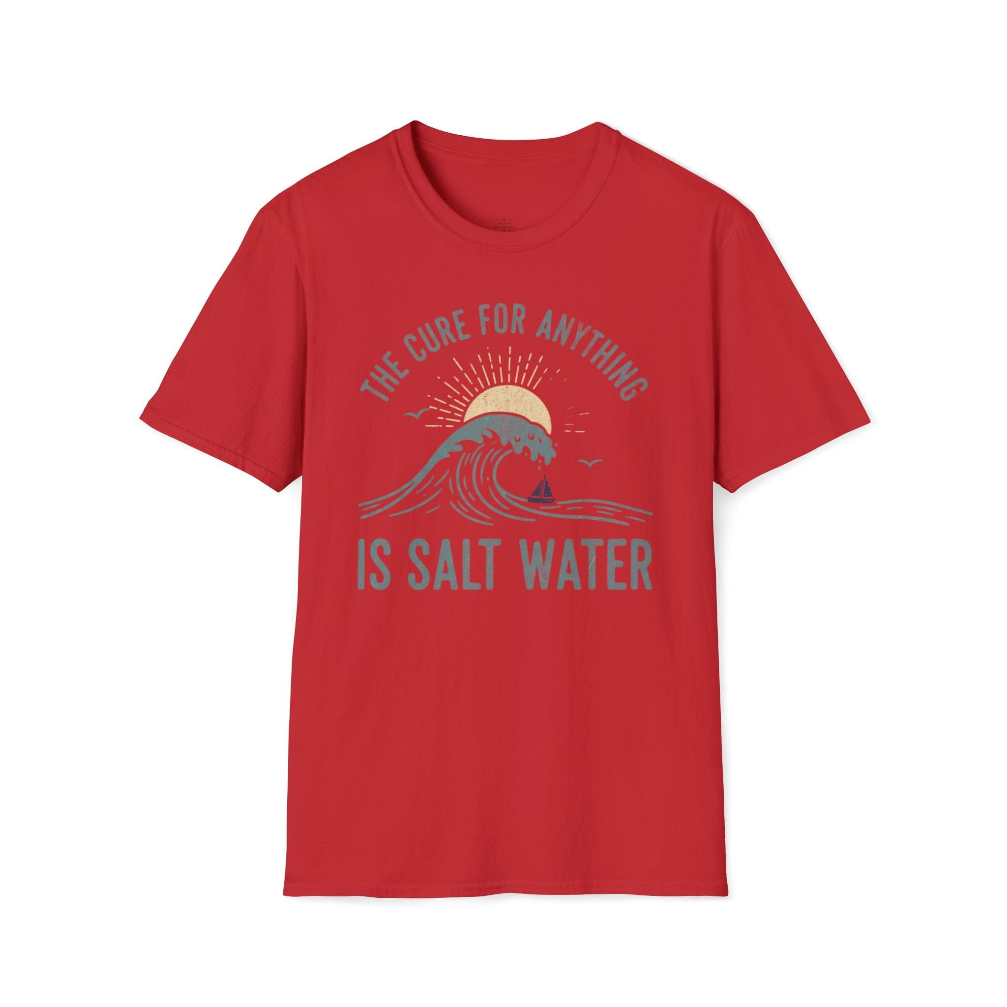 Printify T-Shirt Red / S Salt Water Cure