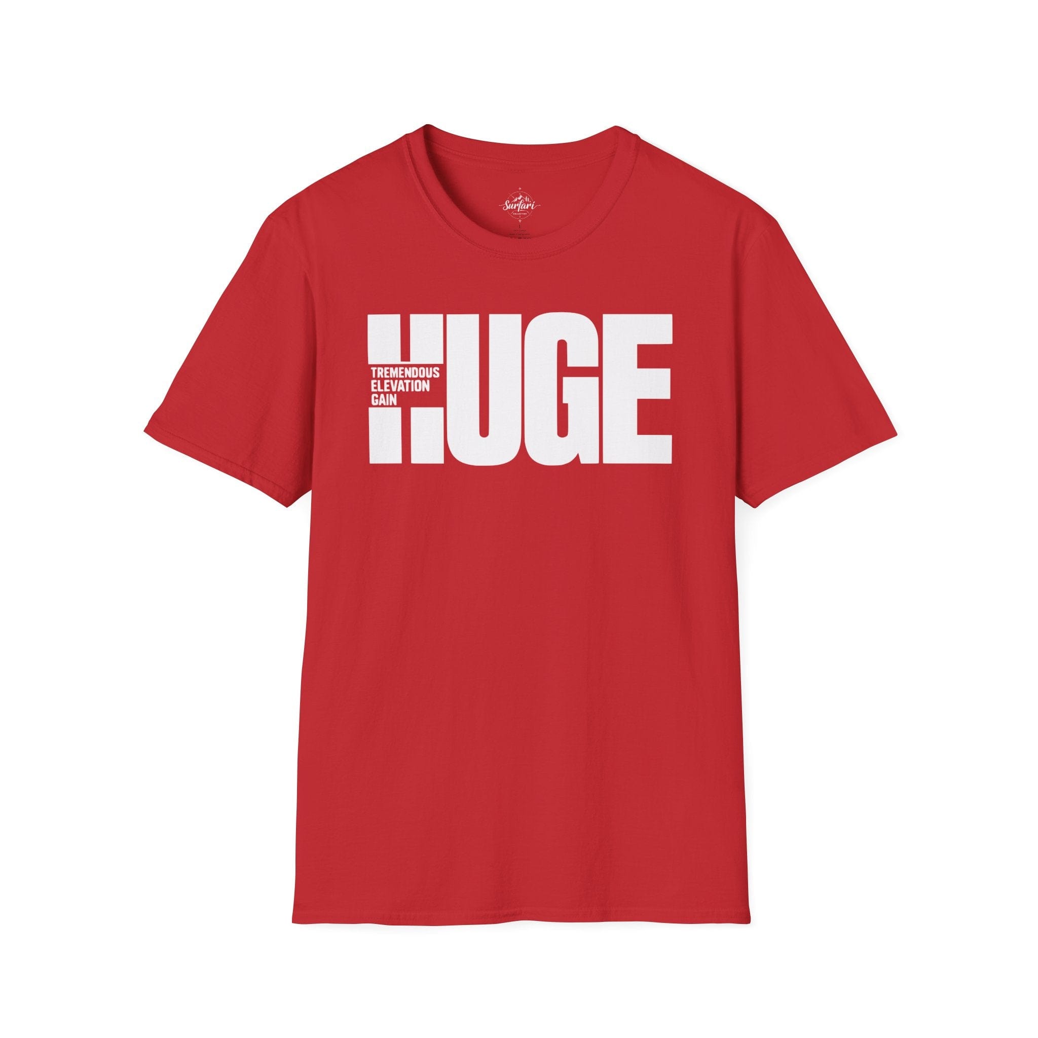 Printify T-Shirt Red / S Trump Hikes - HUGE Elevation Gain!