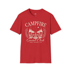 Printify T-Shirt Red / XS Campfire Social Club T-Shirt