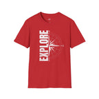 Printify T-Shirt Red / XS Explore the World