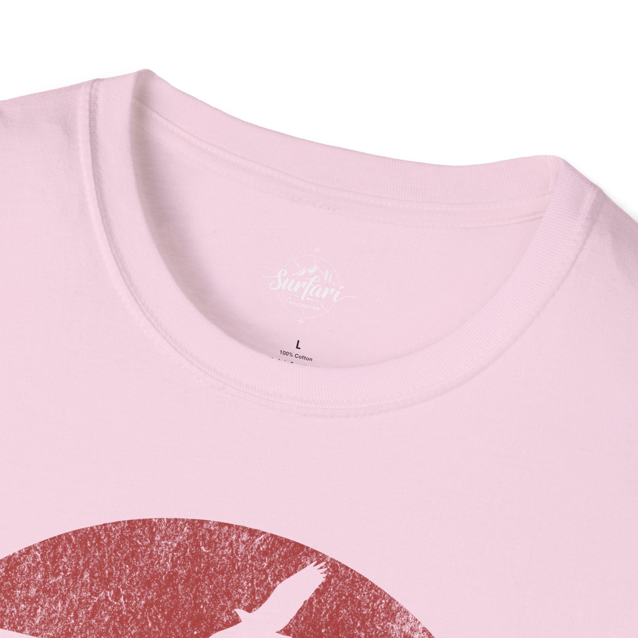 Printify T-Shirt Retro Sunset California Bear