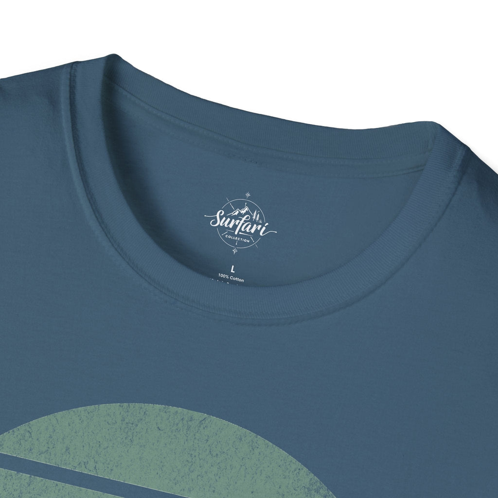 Printify T-Shirt Retro Sunset Mountains