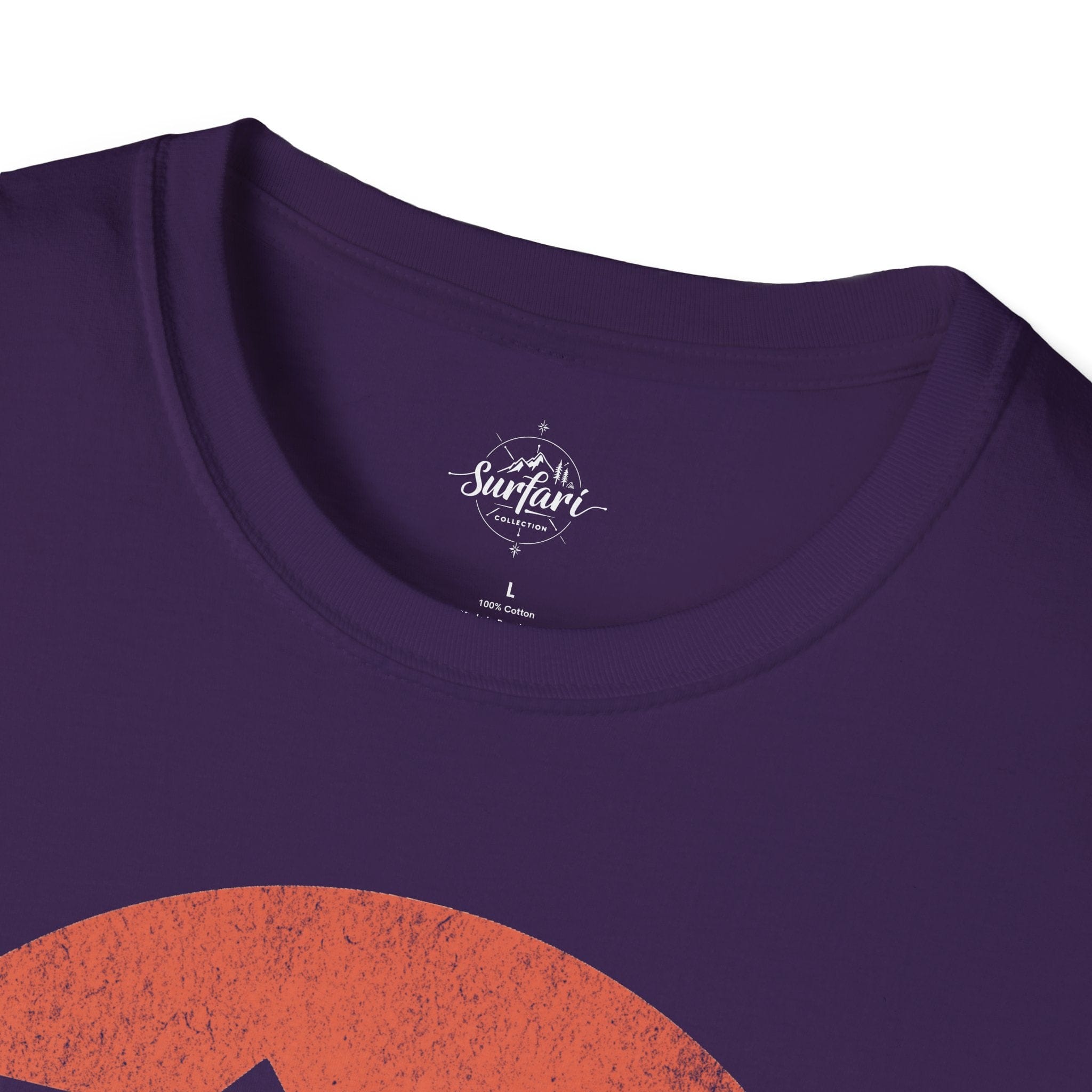 Printify T-Shirt Retro Sunset Mountains and Trees