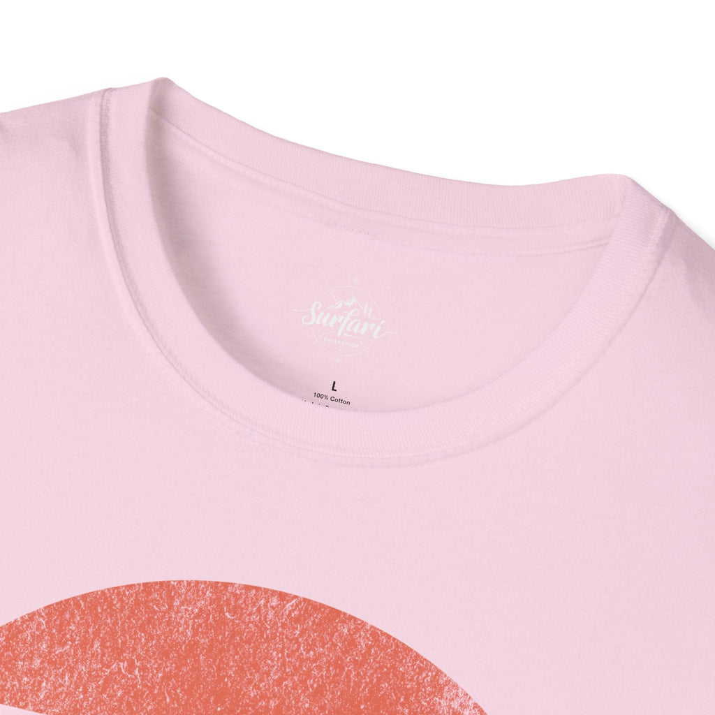 Printify T-Shirt Retro Sunset Roasting Marshmallows