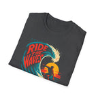 Printify T-Shirt Ride the Waves T-Shirt