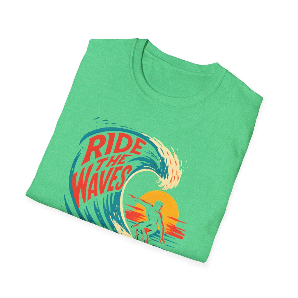 Printify T-Shirt Ride the Waves T-Shirt