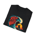 Printify T-Shirt Ride the Waves T-Shirt