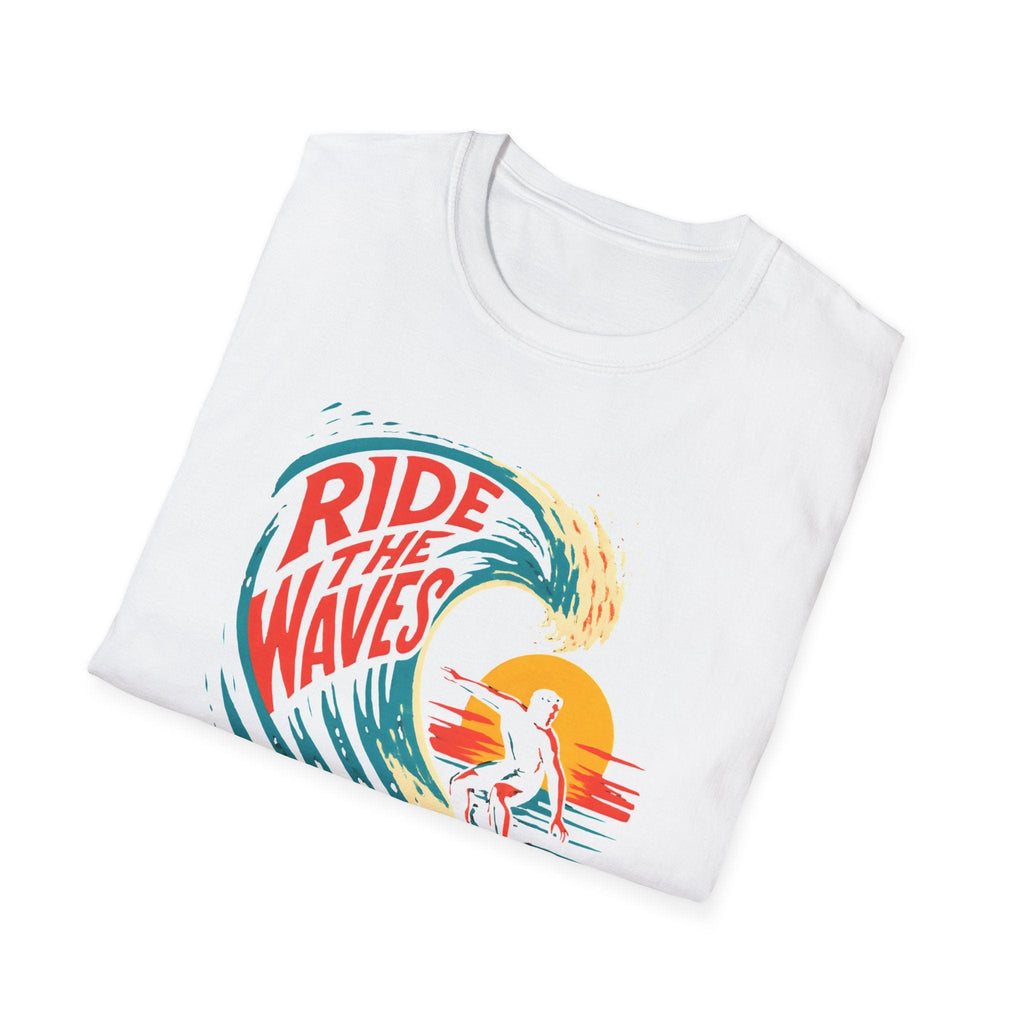 Printify T-Shirt Ride the Waves T-Shirt