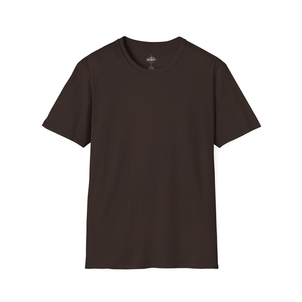 Printify T-Shirt S / Dark Chocolate White T-Shirt