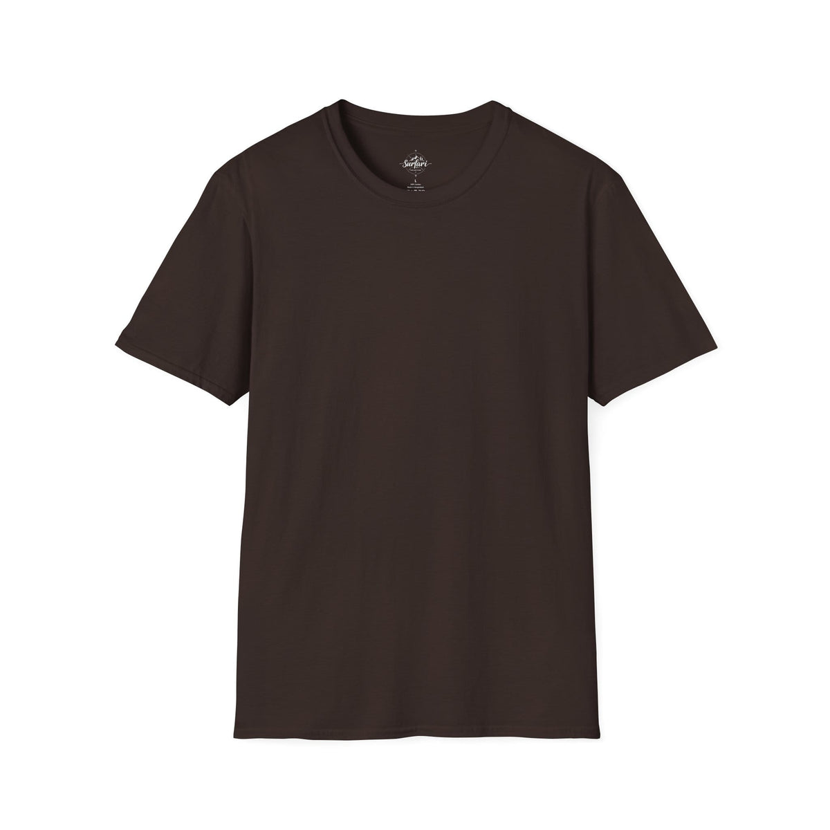 Printify T-Shirt S / Dark Chocolate White T-Shirt
