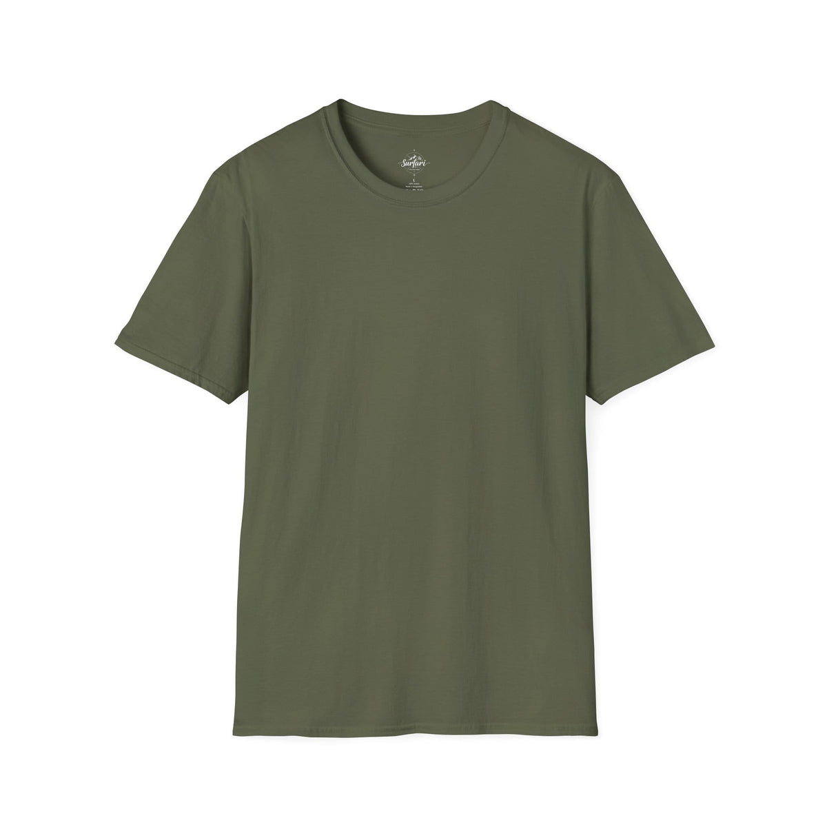 Printify T-Shirt S / Military Green White T-Shirt