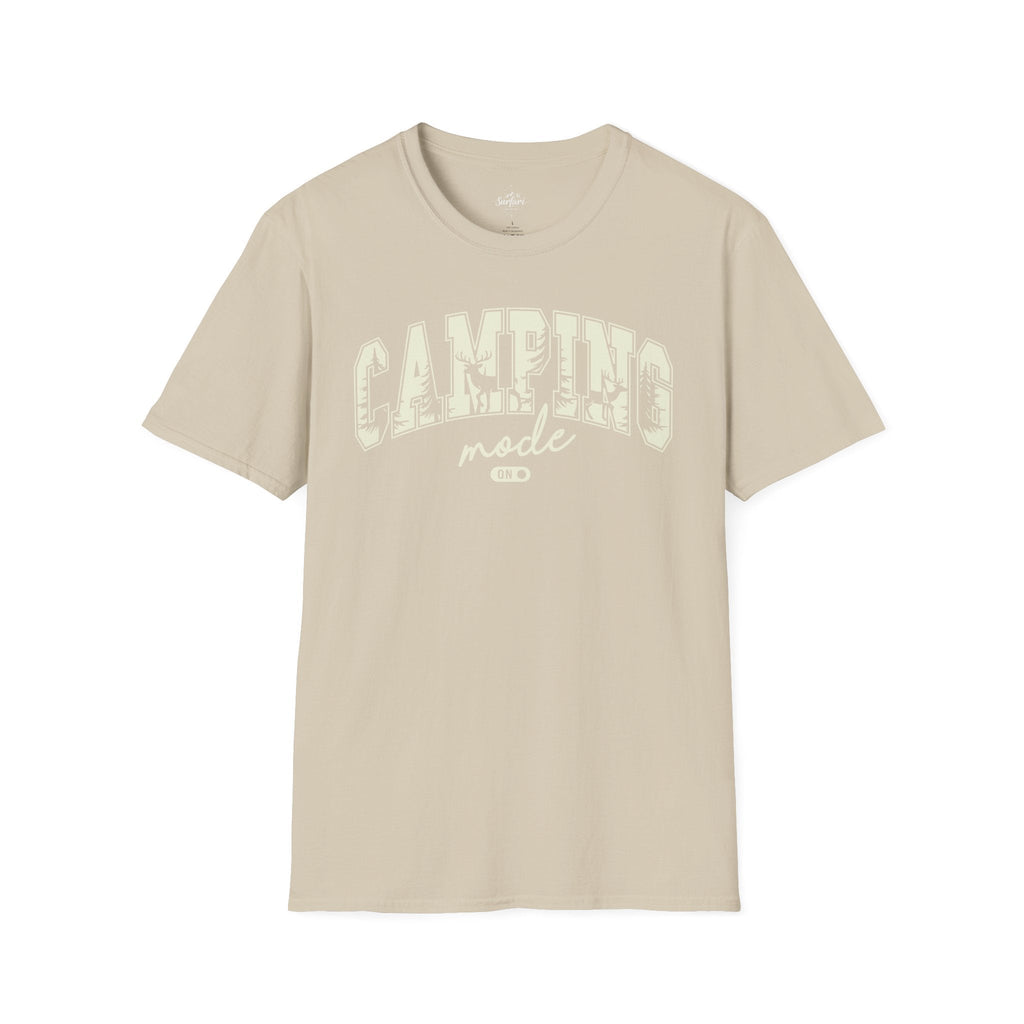 Printify T-Shirt Sand / S Camping Mode on