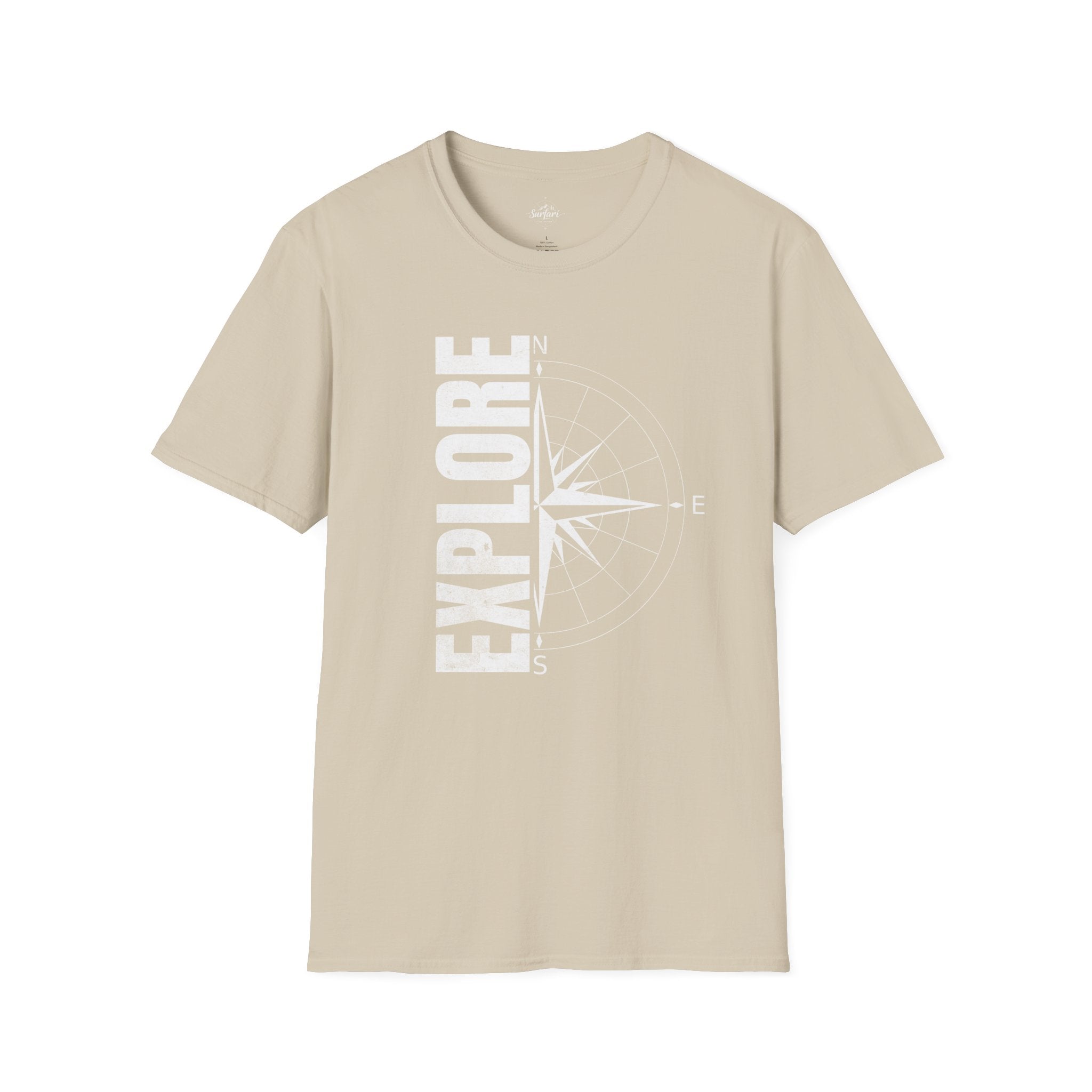 Printify T-Shirt Sand / S Explore the World
