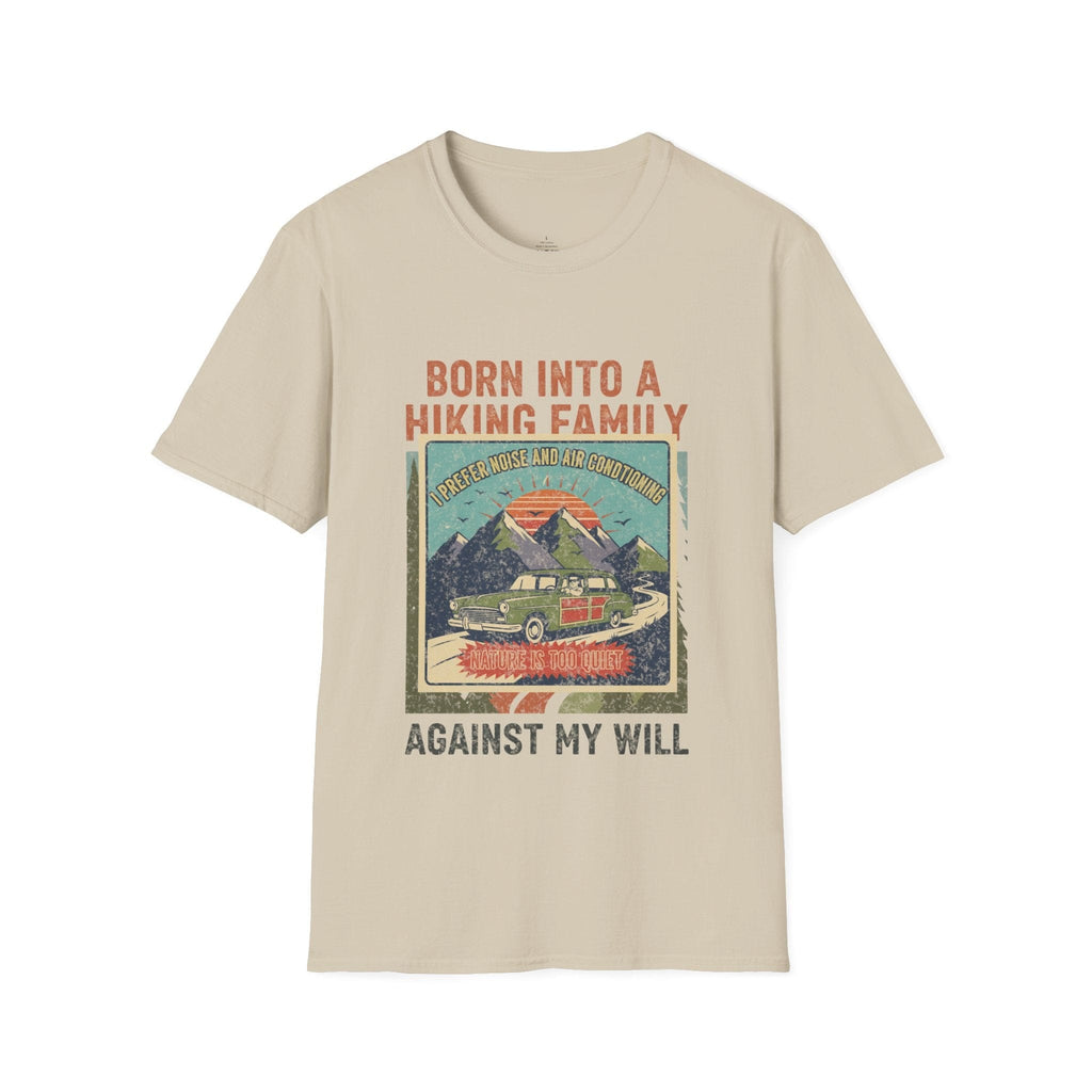 Printify T-Shirt Sand / S Here we go again