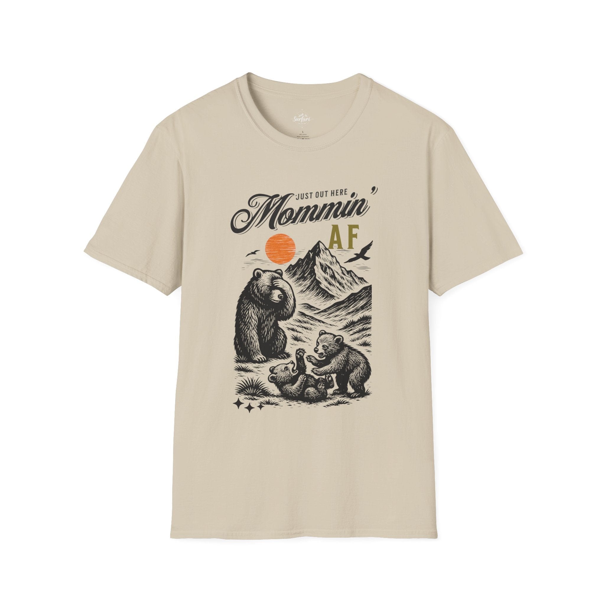 Printify T-Shirt Sand / S Mommin AF