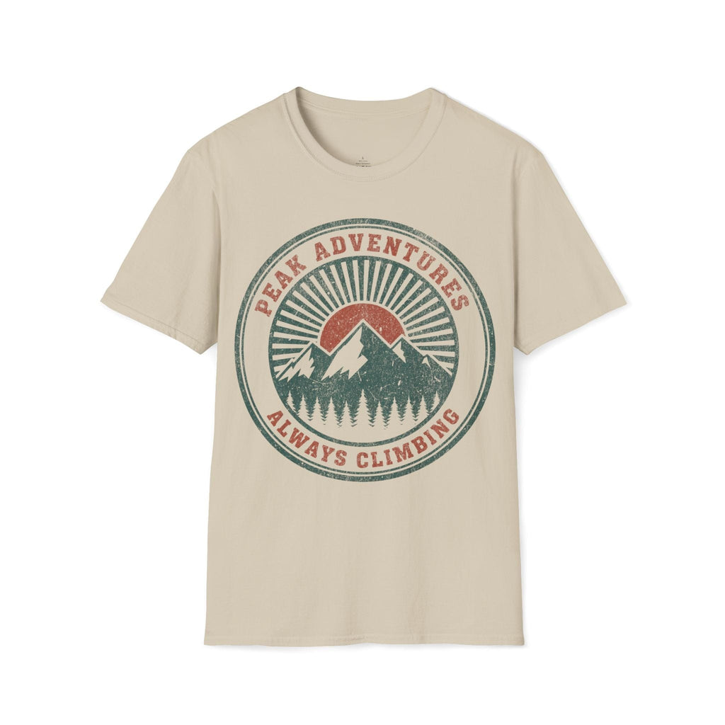 Printify T-Shirt Sand / S Peak adventures