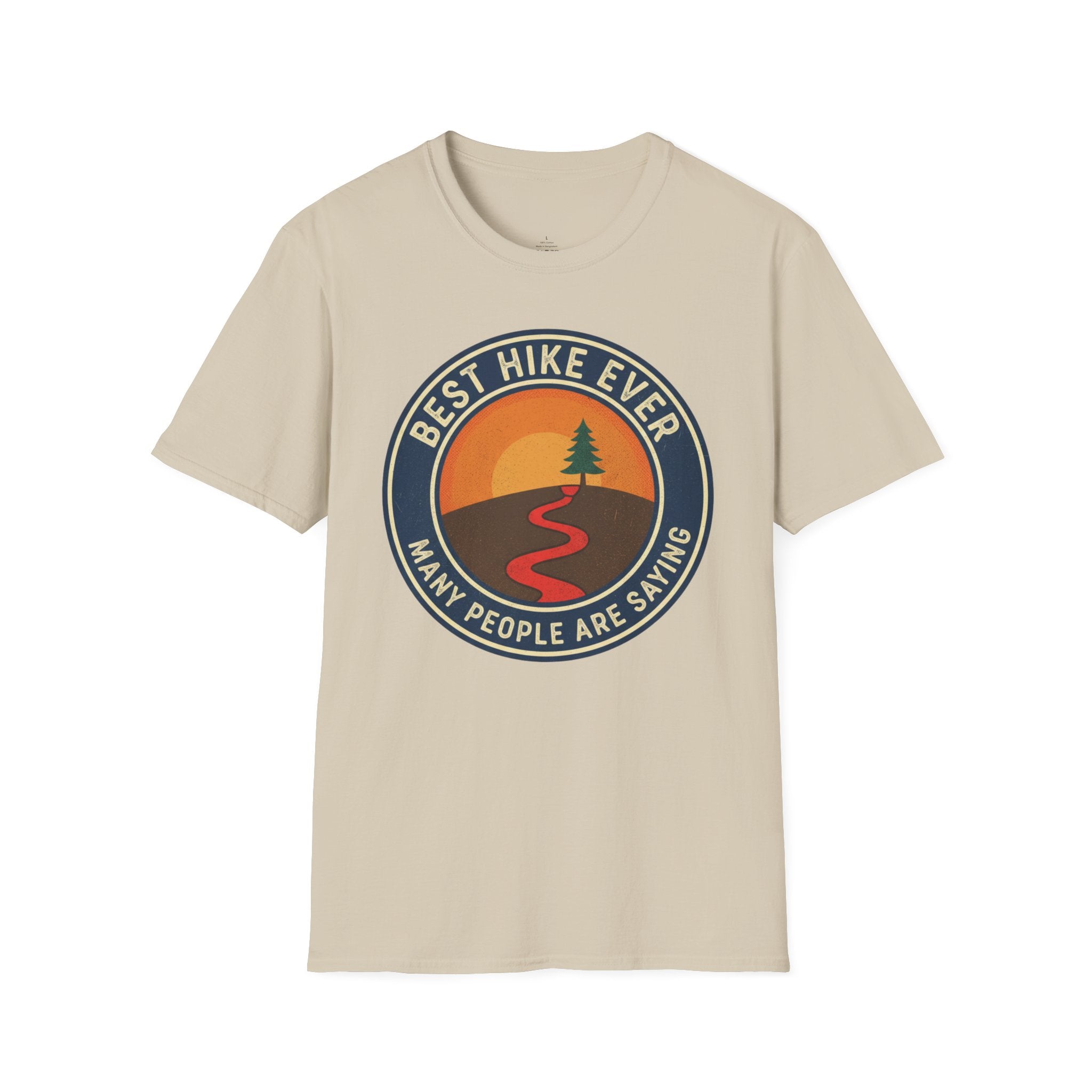 Printify T-Shirt Sand / S Trump Hikes - Best Hike Ever