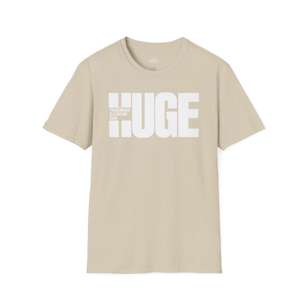 Printify T-Shirt Sand / S Trump Hikes - HUGE Elevation Gain!