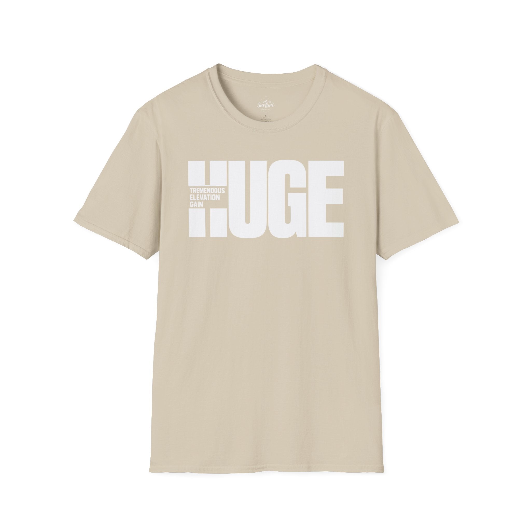 Printify T-Shirt Sand / S Trump Hikes - HUGE Elevation Gain!