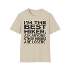 Printify T-Shirt Sand / S Trump Hikes - I'm the Best Hiker