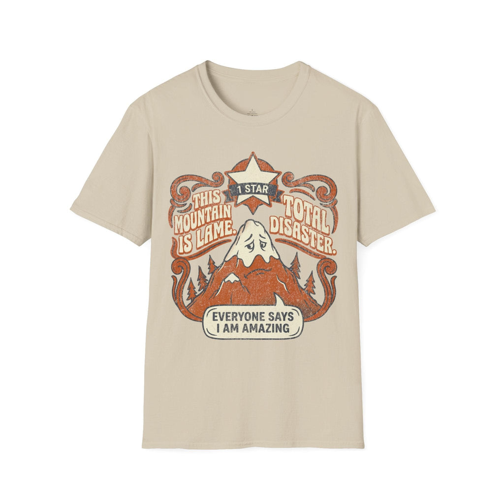 Printify T-Shirt Sand / S Trump Hikes - This Mountain is Lame