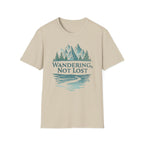 Printify T-Shirt Sand / S Wandering Not Lost