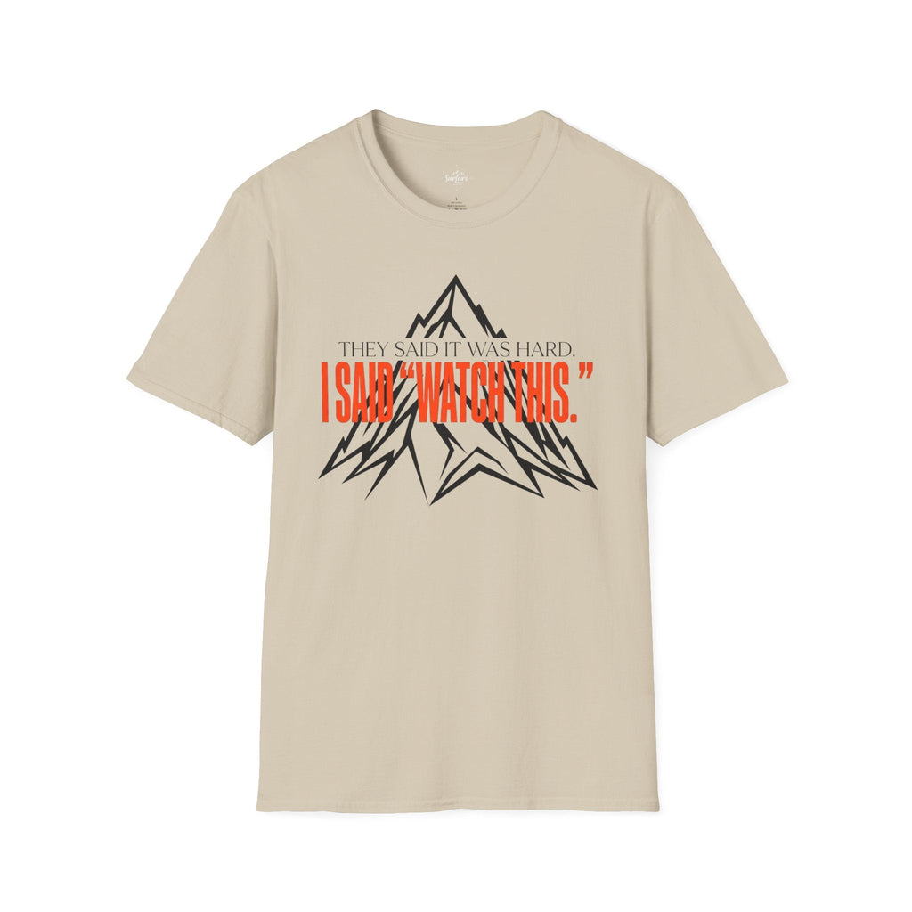 Printify T-Shirt Sand / S Watch This