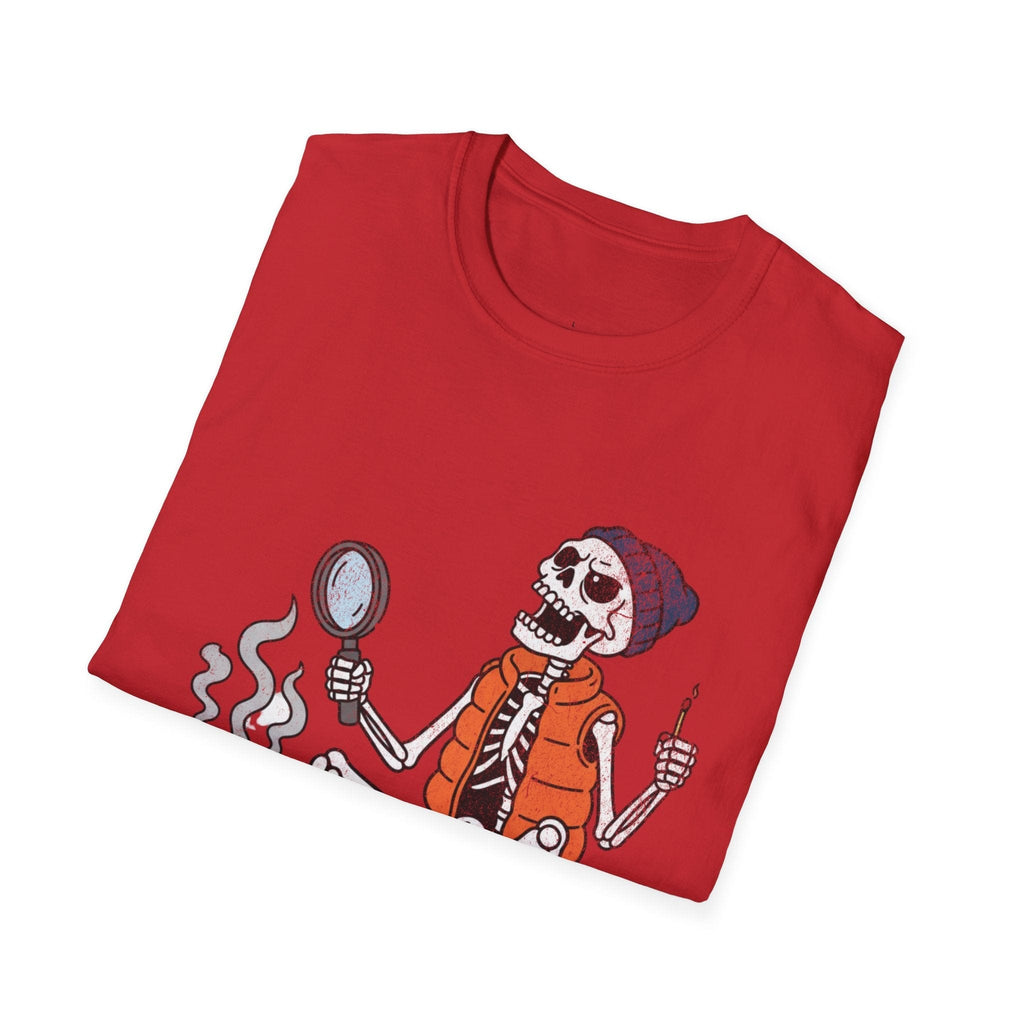 Printify T-Shirt Skeleton Relaxing