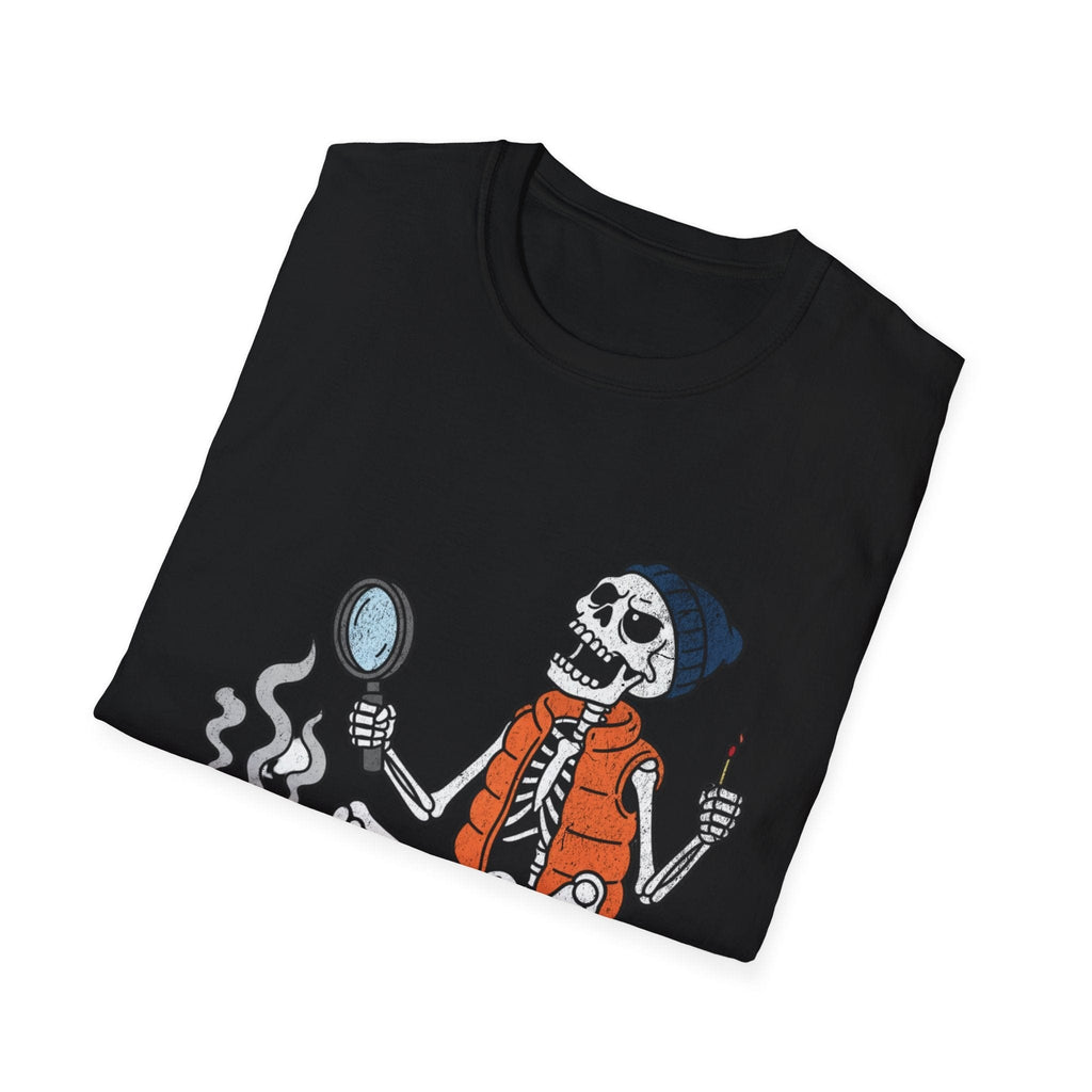 Printify T-Shirt Skeleton Relaxing