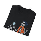 Printify T-Shirt Skeleton Relaxing