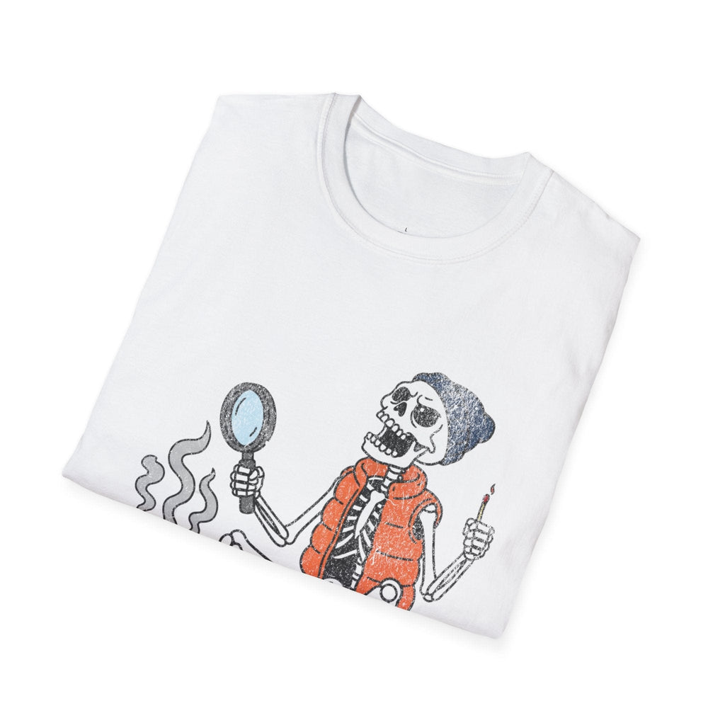 Printify T-Shirt Skeleton Relaxing