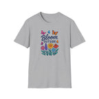 Printify T-Shirt Sport Grey / XS Bloom Outside Flowers T-Shirt