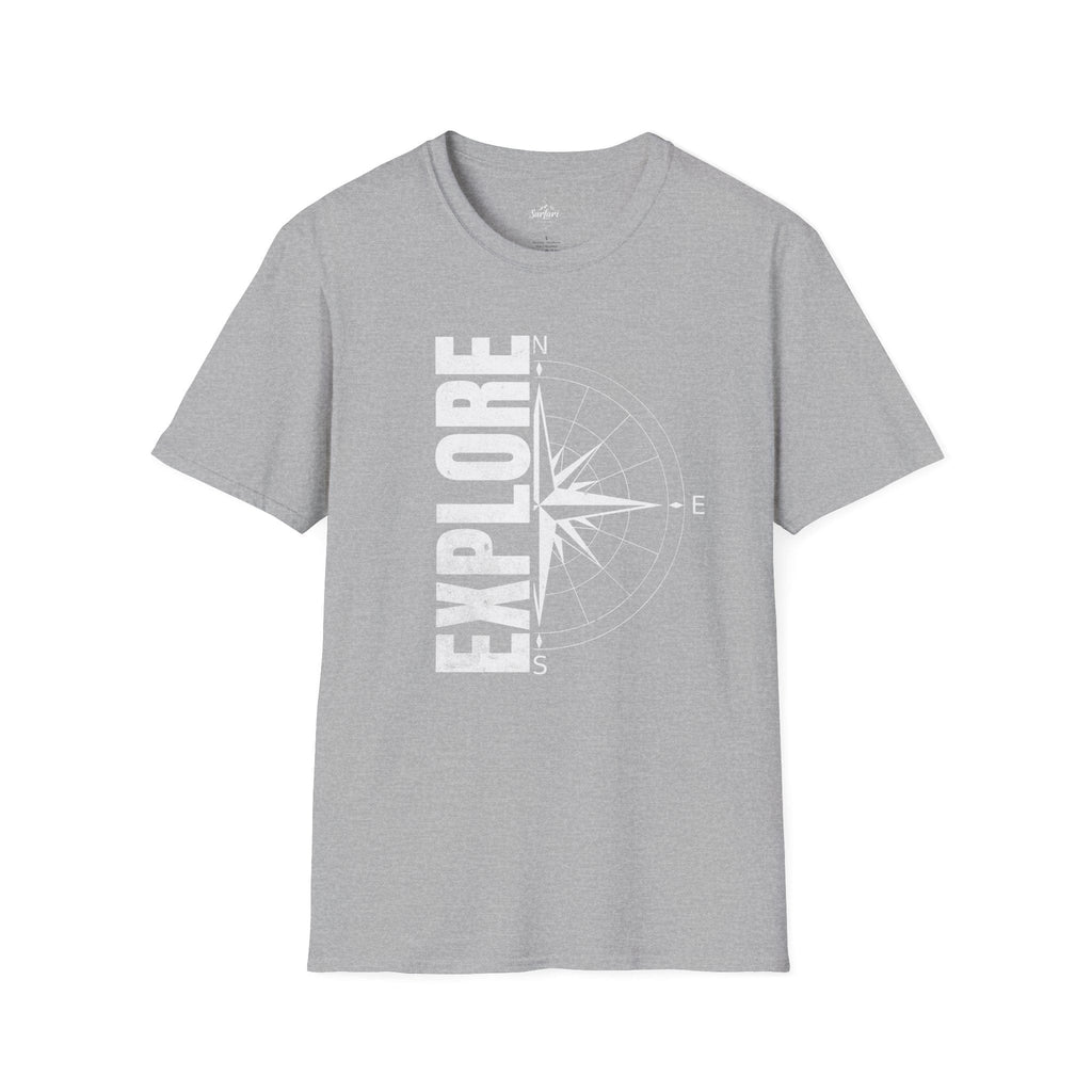 Printify T-Shirt Sport Grey / XS Explore the World