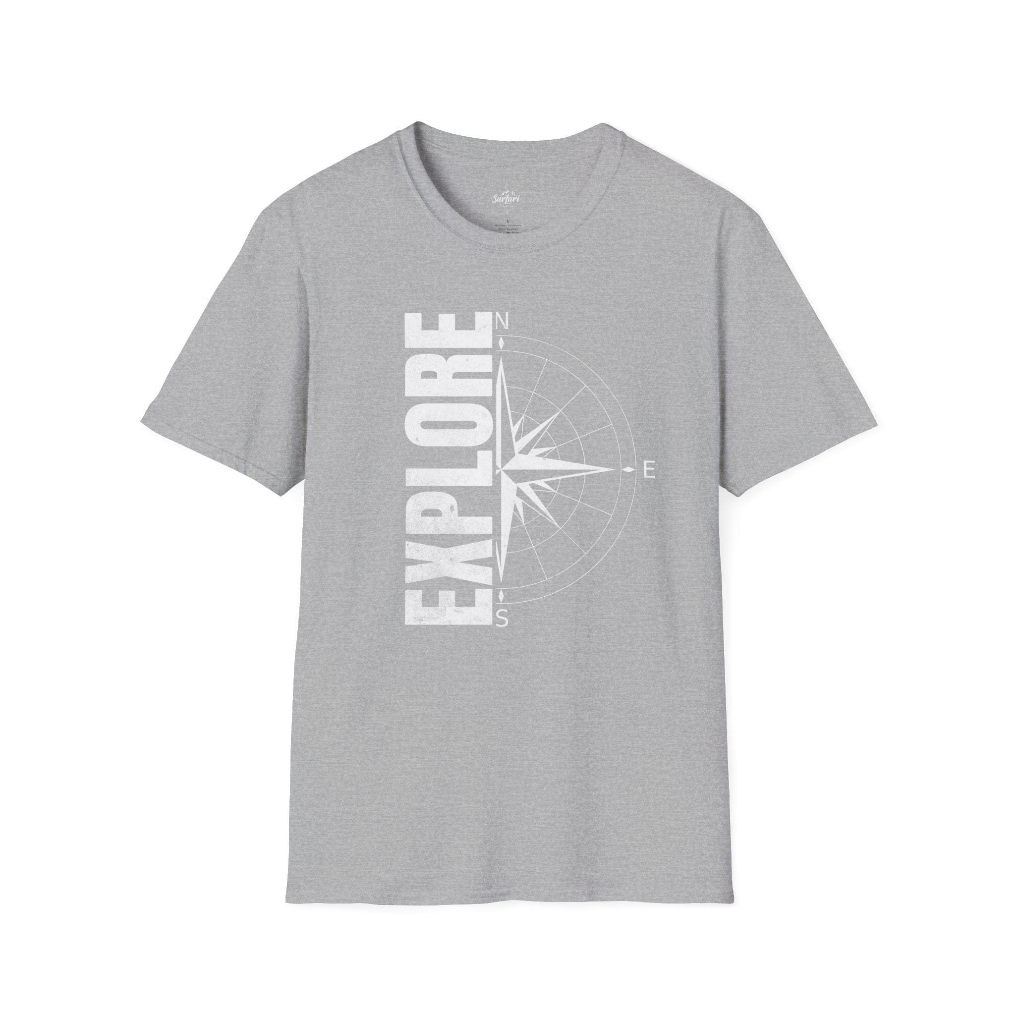Printify T-Shirt Sport Grey / XS Explore the World