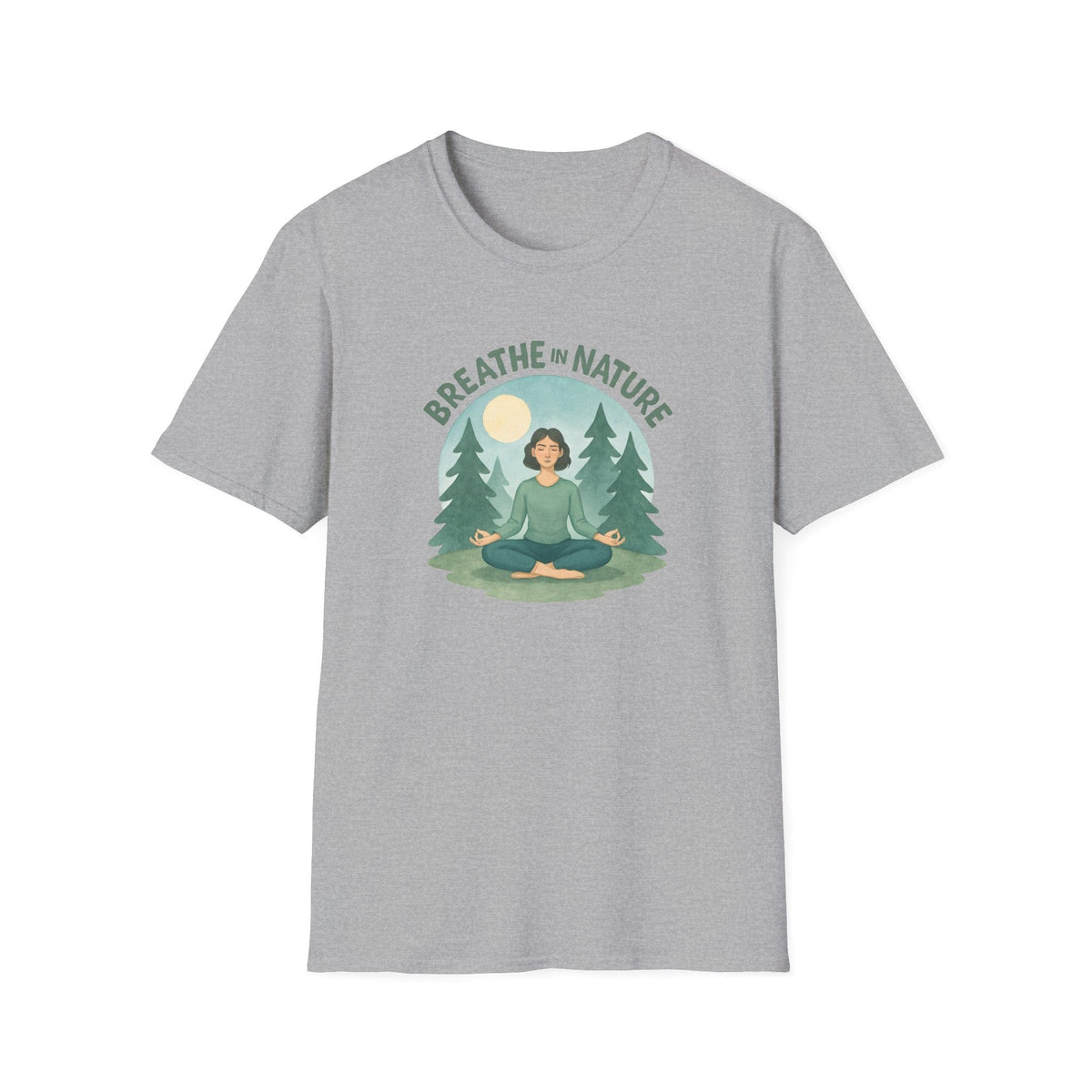 Printify T-Shirt Sport Grey / XS Meditation in Nature T-Shirt