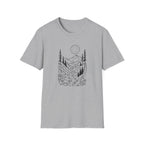 Printify T-Shirt Sport Grey / XS Moonlit Mountain Landscape T-Shirt